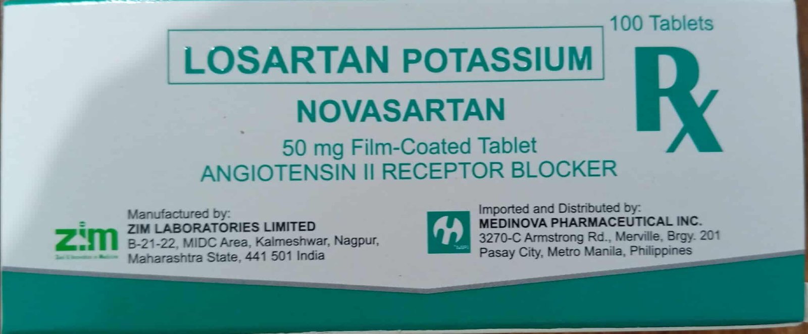 Irbesartan 150mg Tablet 28's	 IRBENOV - 150